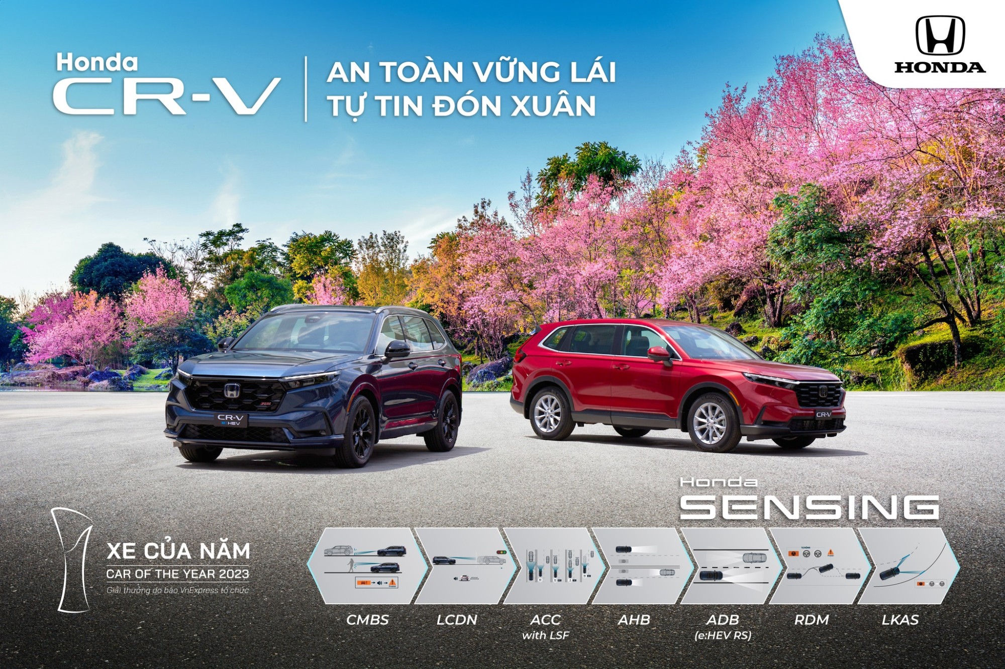 HONDA CRV - Giá lăn bánh các phiên bản Tháng 03/2024